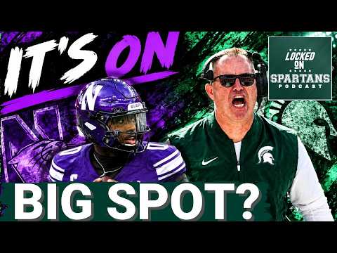 SHORT-HANDED: Can Michigan State football STUN Northwestern?; Jazz Patterson set for ANOTHER big run