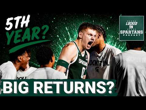 COMING BACK? Would Tre Holloman, Jaxon Kohler ACTUALLY return? MSU basketball recruiting HEATING UP