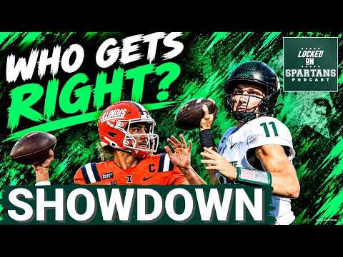 SLUMP-BUSTER: MSU football passing game set to REBOUND vs. Illinois; Tom Izzo RAVES about team