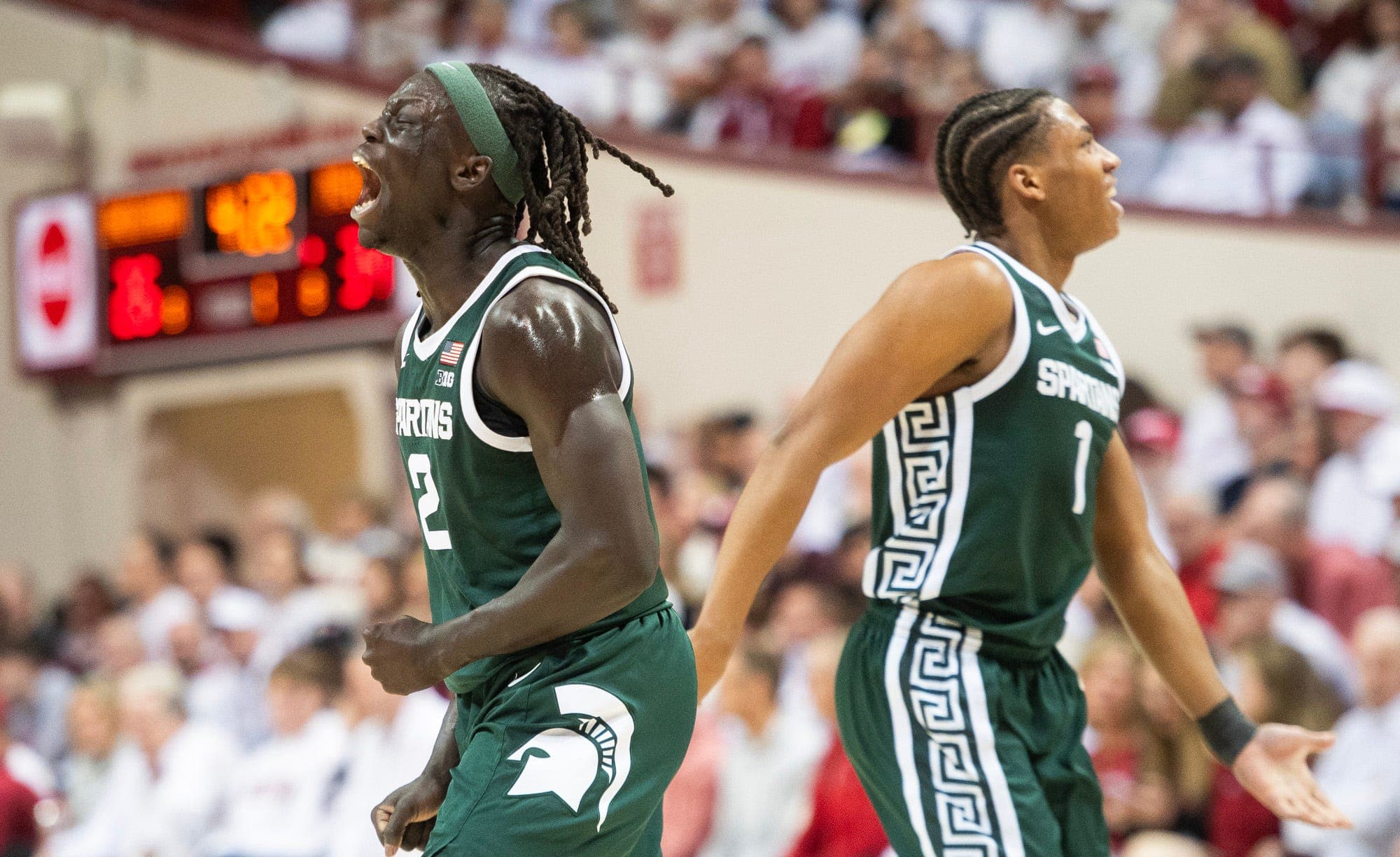 Kur Tengs career-high night and timely shot making helps MSU in win against Indiana article image about Indaiana