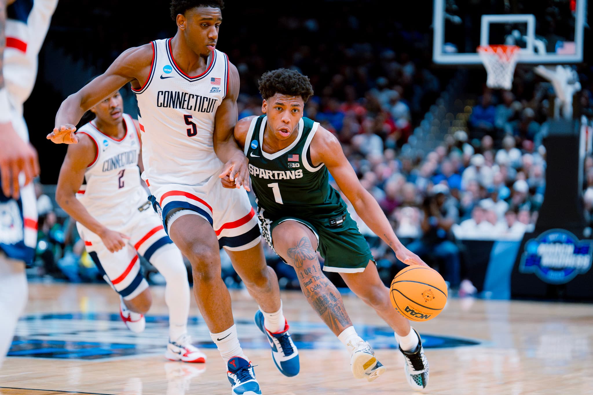 Michigan State’s rally falls short as UConn advances after defeating Spartans in Sweet 16 thriller article image from Spartans Illustrated