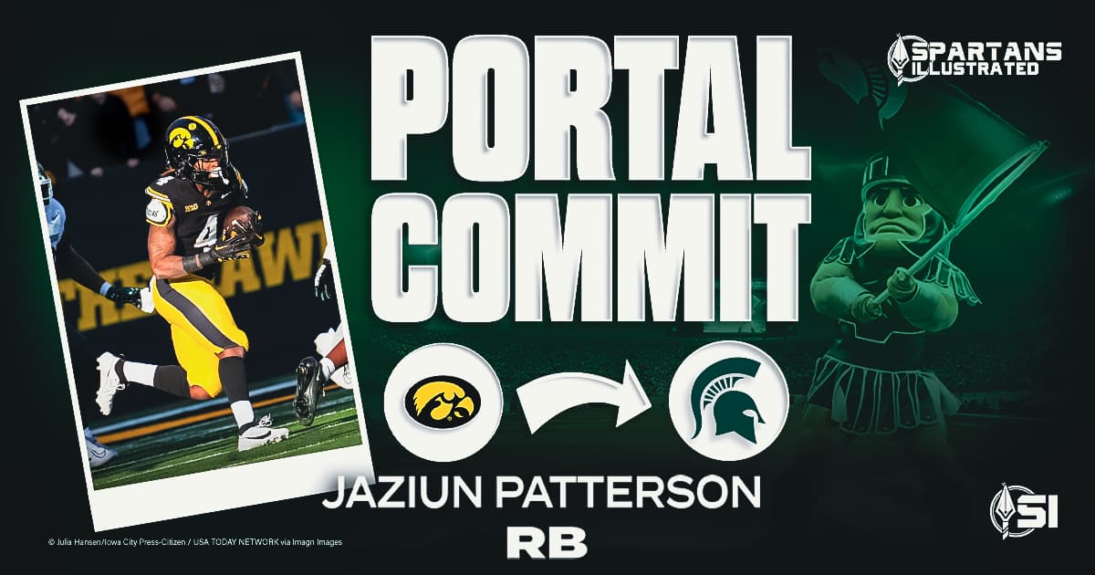 Michigan State adds to running back room with Iowa transfer Jaziun Patterson article image from Spartans Illustrated
