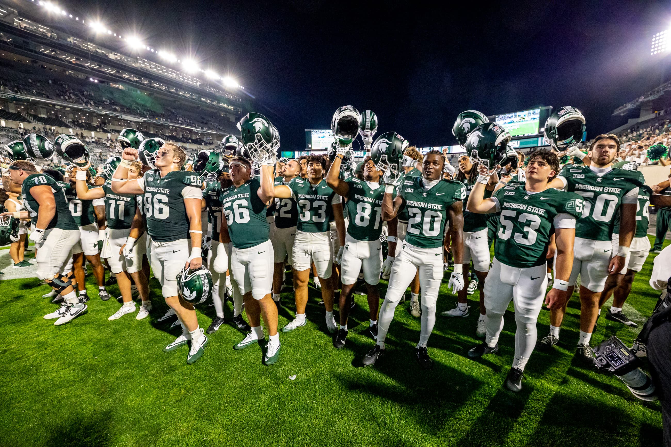 STOCK REPORT: Winners and losers from the 30-20 win over Toledo article image about Michigan State