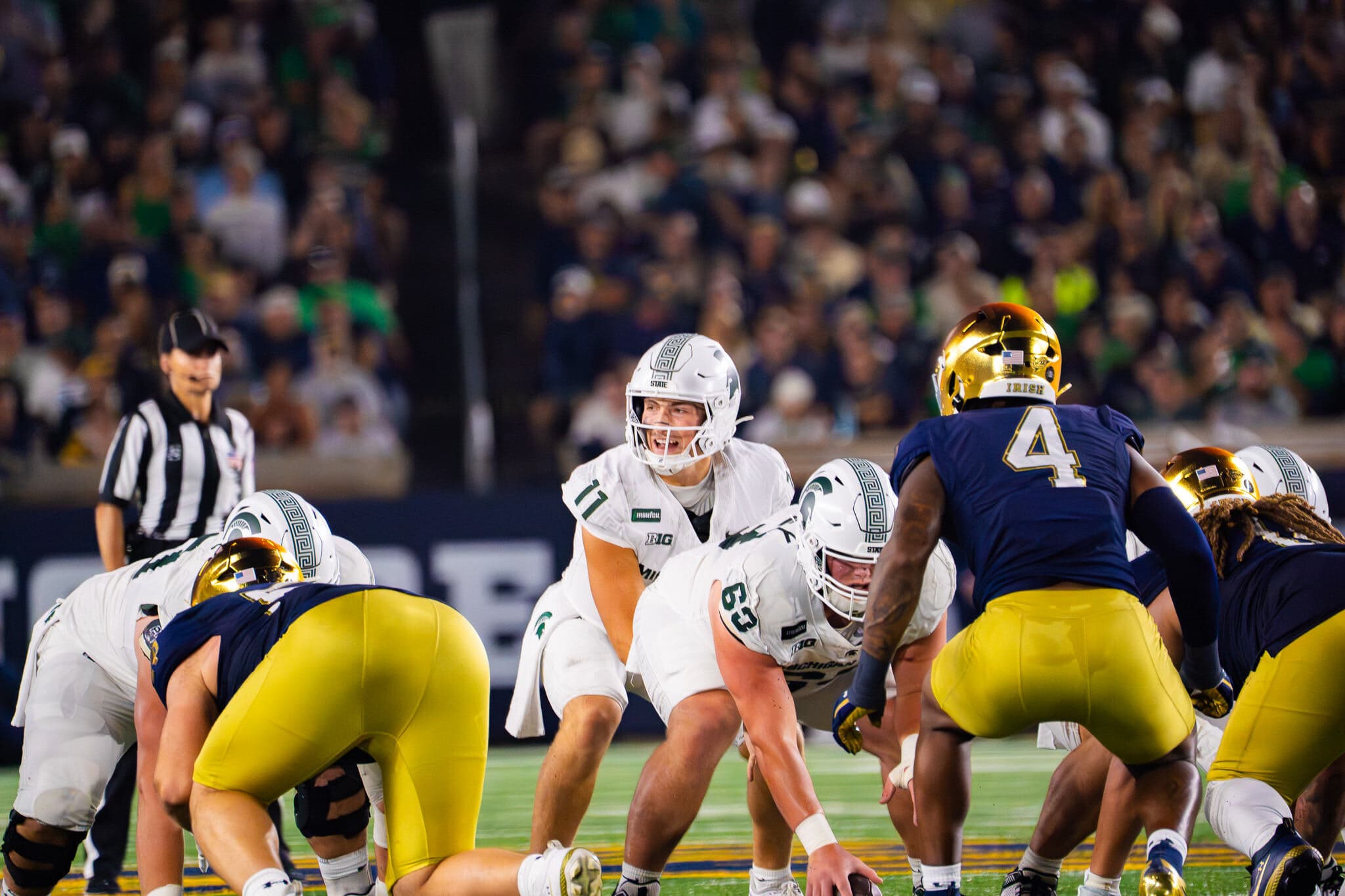 Week 3 Michigan State vs. Notre Dame: One question and one answer