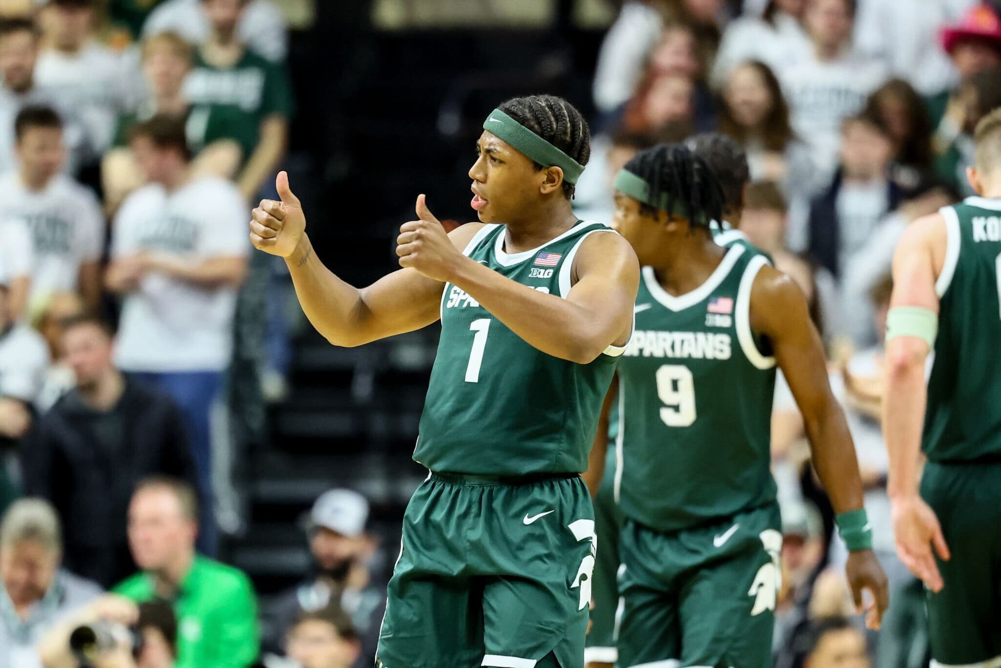Michigan State men's basketball downs San Jose State 79-60 to improve to 3-0 article image about Jaxon Kohler
