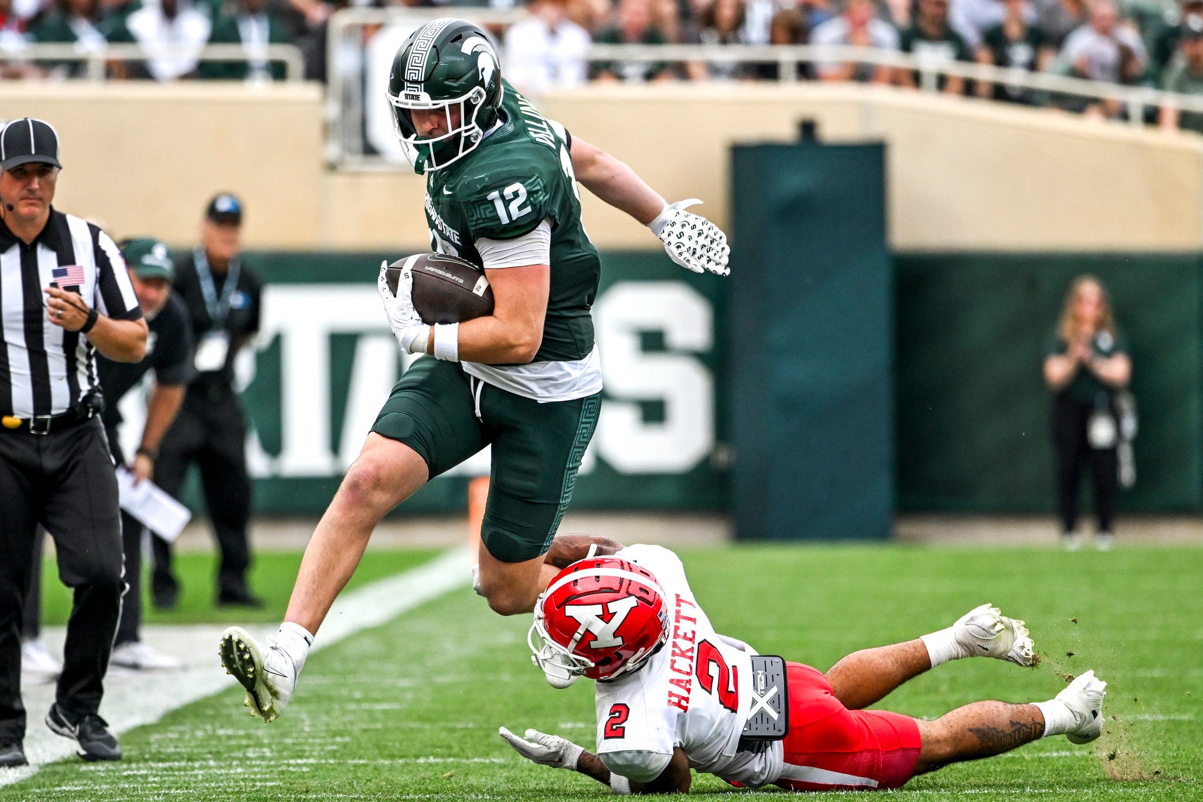 Michigan State tight end Jack Velling prepares for final game at Spartan Stadium article image about Michigan State football