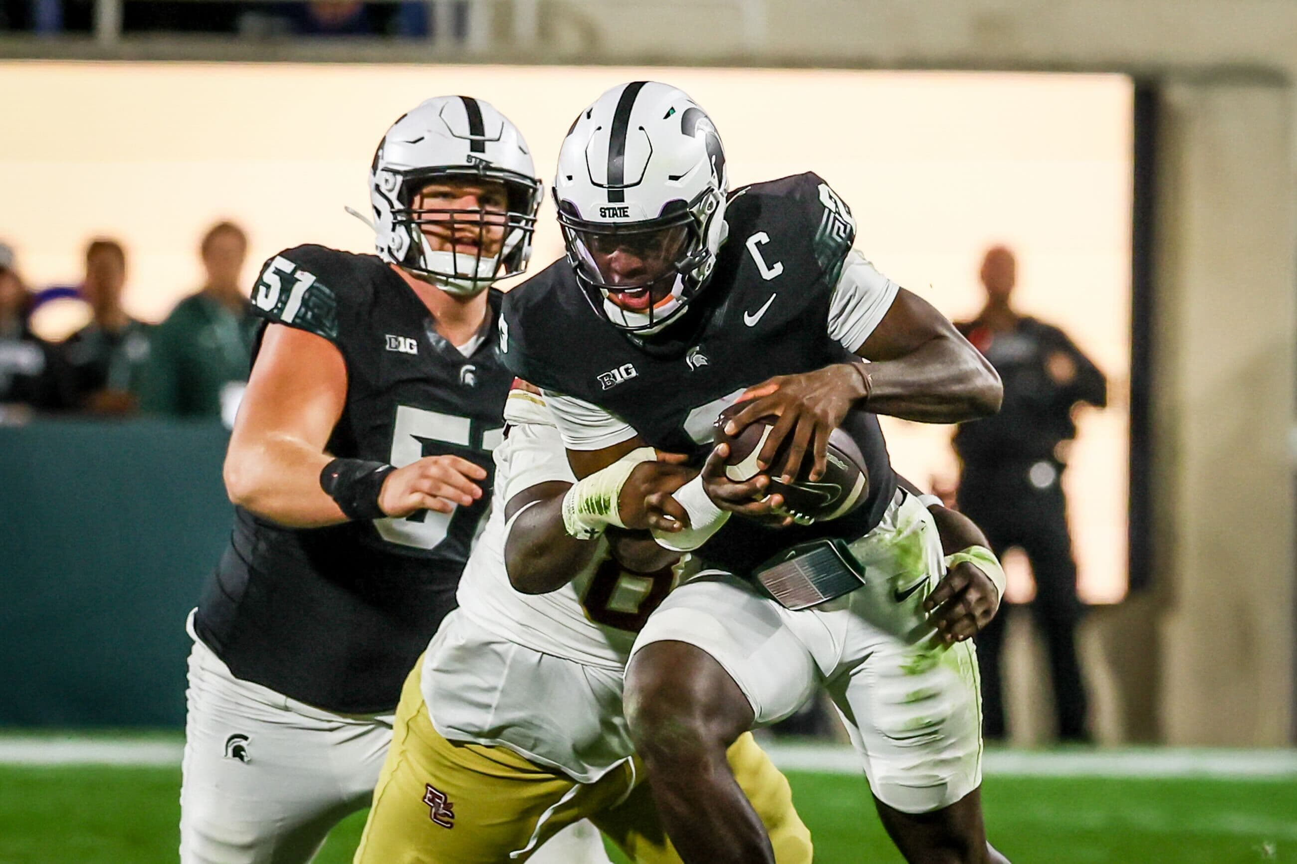 Aidan Chiles delivers against Boston College article image from Spartans Illustrated