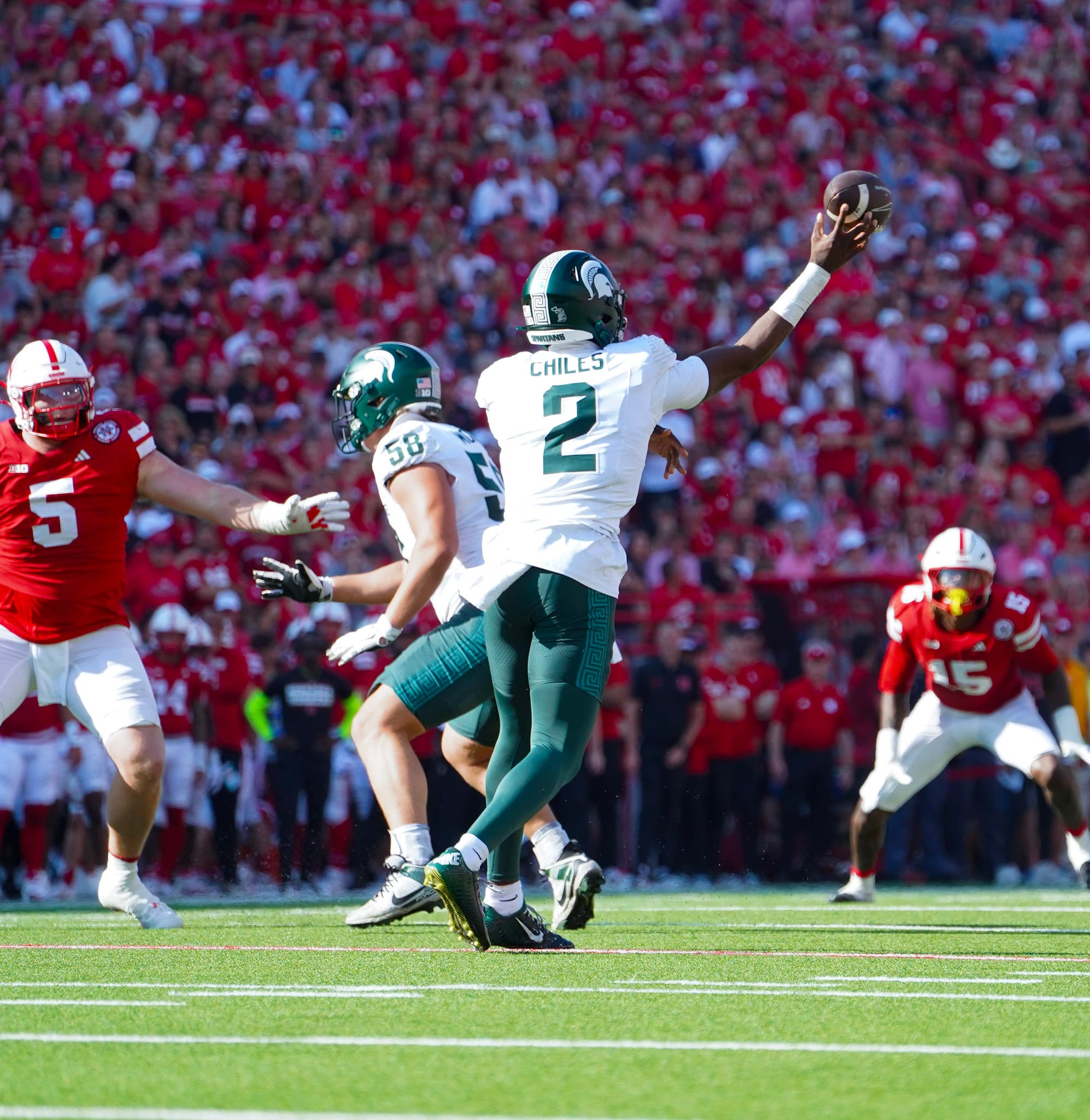 Old rivals on Big Ten stage: Chiles and Iamaleava are reuniting in Spartan Stadium article image about Aidan Chiles
