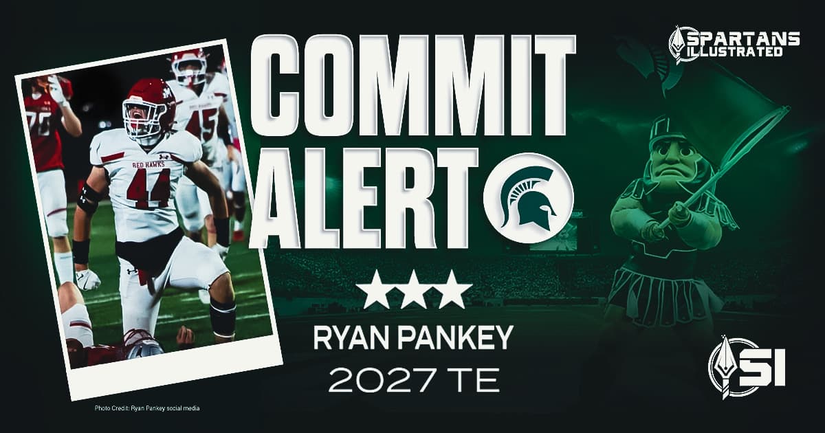2027 three-star Colorado tight end Ryan Pankey commits to Michigan State article image about Brian Wozniak
