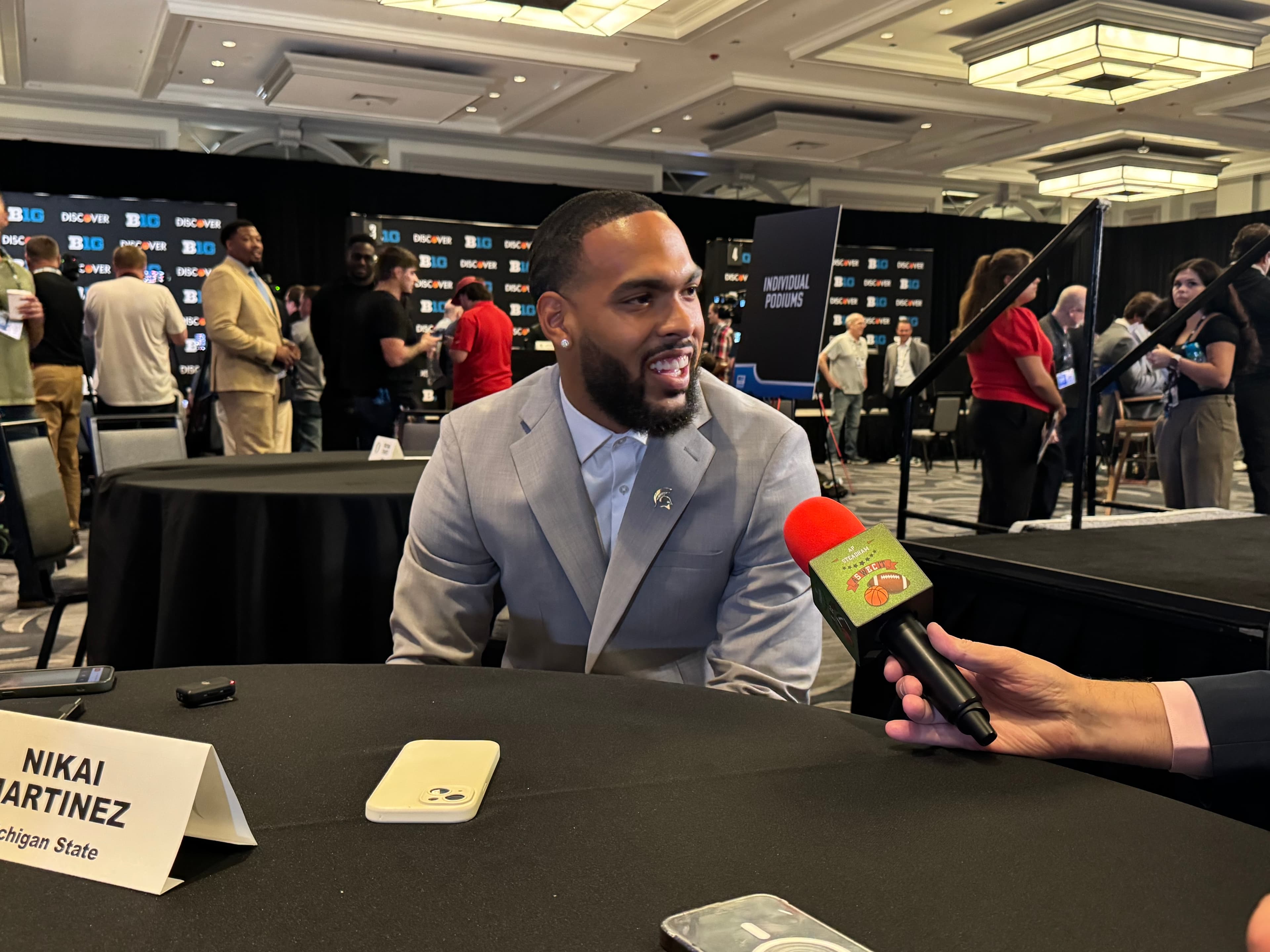 Safety Nikai Martinez has embraced his role of connecting MSU defensive backs together