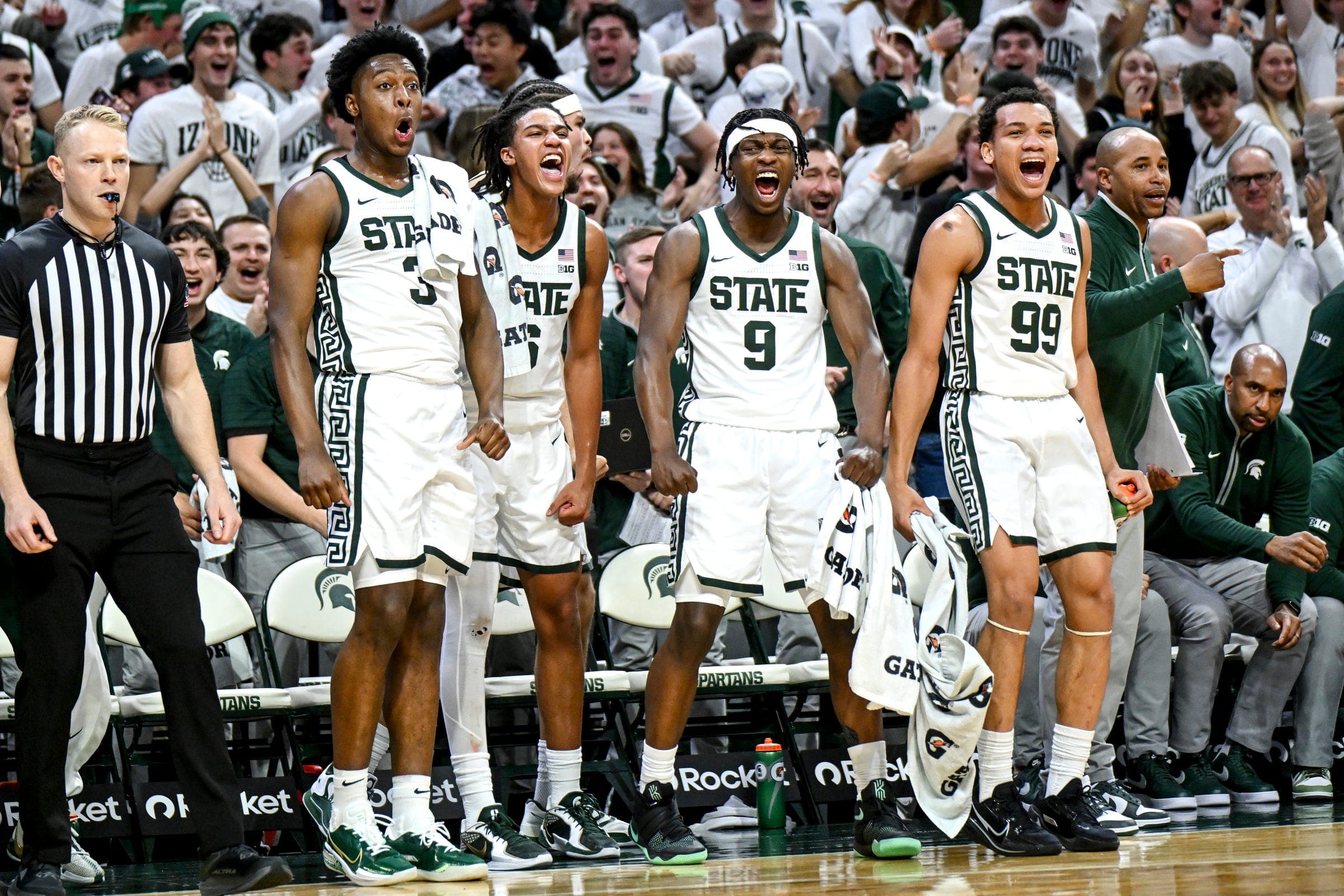 Michigan State freshmen Cam Ward and Jordan Scott delivering pivotal contributions early on article image about Michigan State Basketball