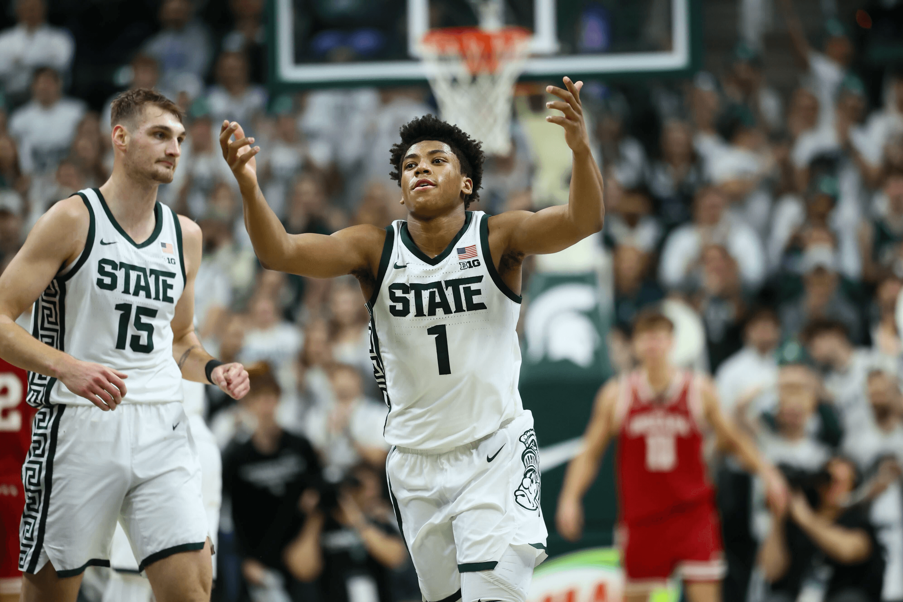 Second half run surges Michigan State past Indiana at home, 81-60 article image about Carson Cooper