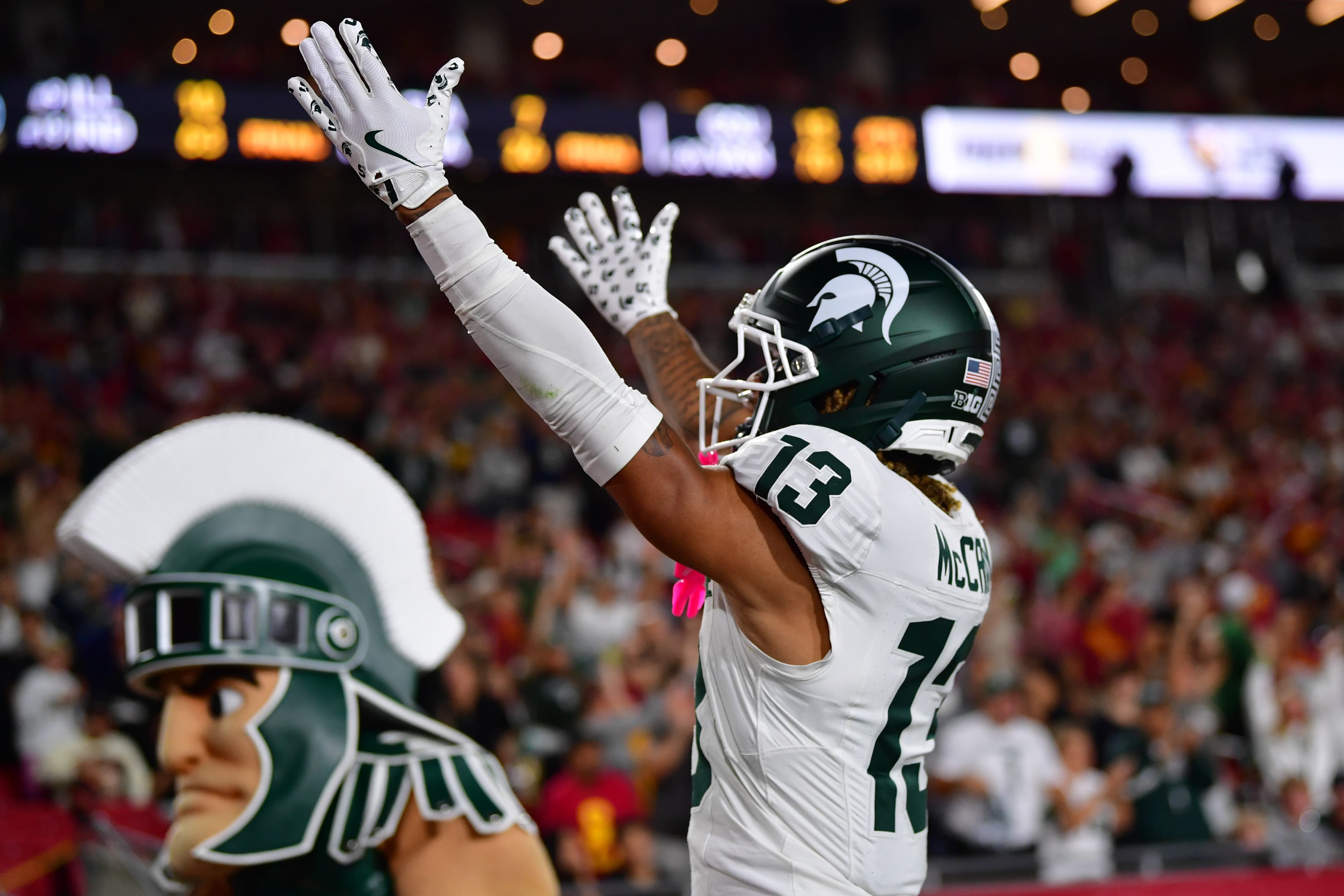 WR Chrishon McCray exits the transfer portal, announces return to Michigan State article image from Spartans Illustrated