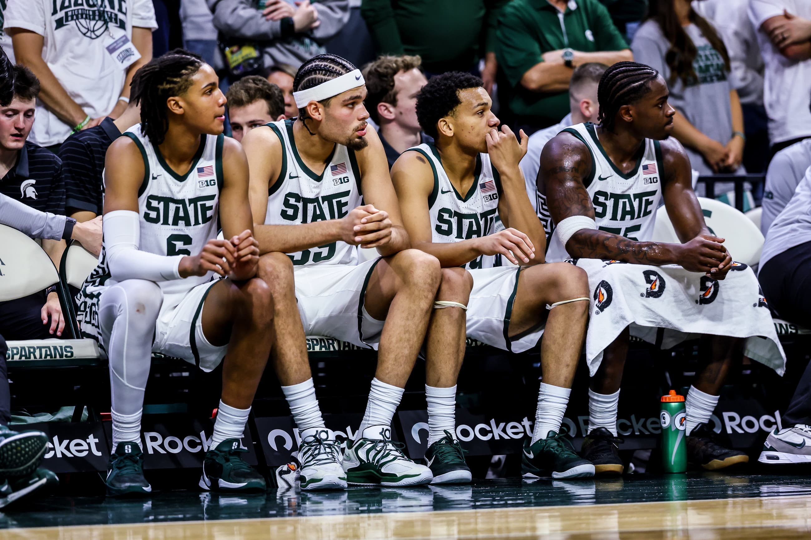 Inside the Locker Room: MSU players share postgame excitement about the start of the 2025-2026 season article image about Coen Carr