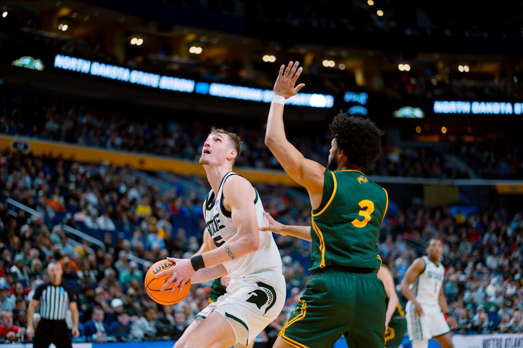 Michigan State bounces back after Big Ten Tournament loss, dominates NDSU in Round of 64 game article image from Spartans Illustrated