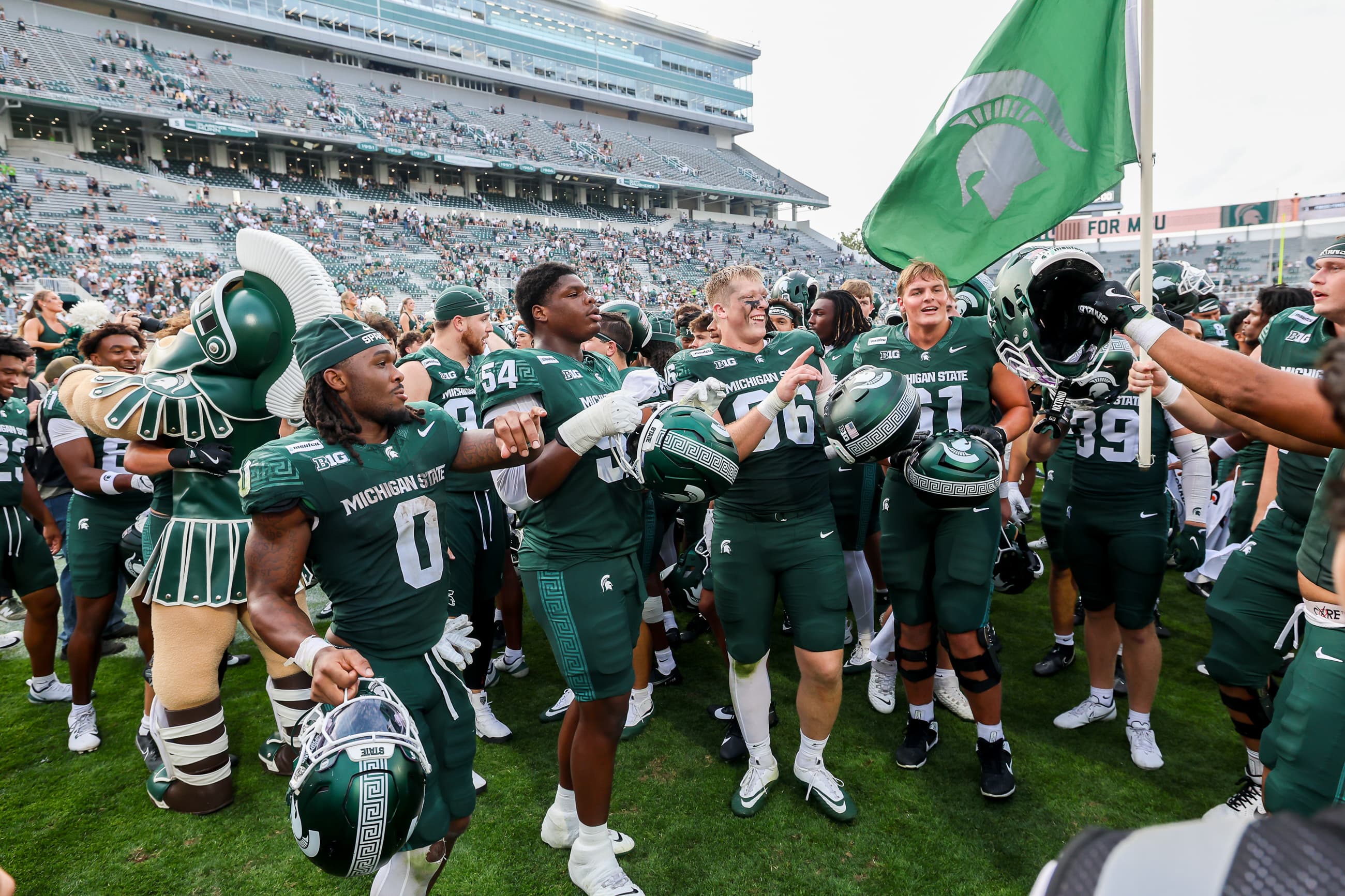 STOCK REPORT: Winners and losers from the Spartan's 35-7 win over Eastern Michigan article image about Michigan State