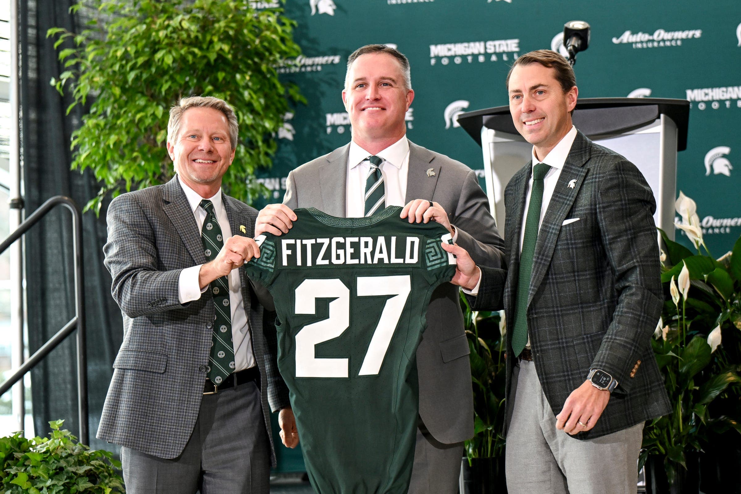 Michigan State Football to host 2026 Spring Showcase in April article image about Pat Fitzgerald