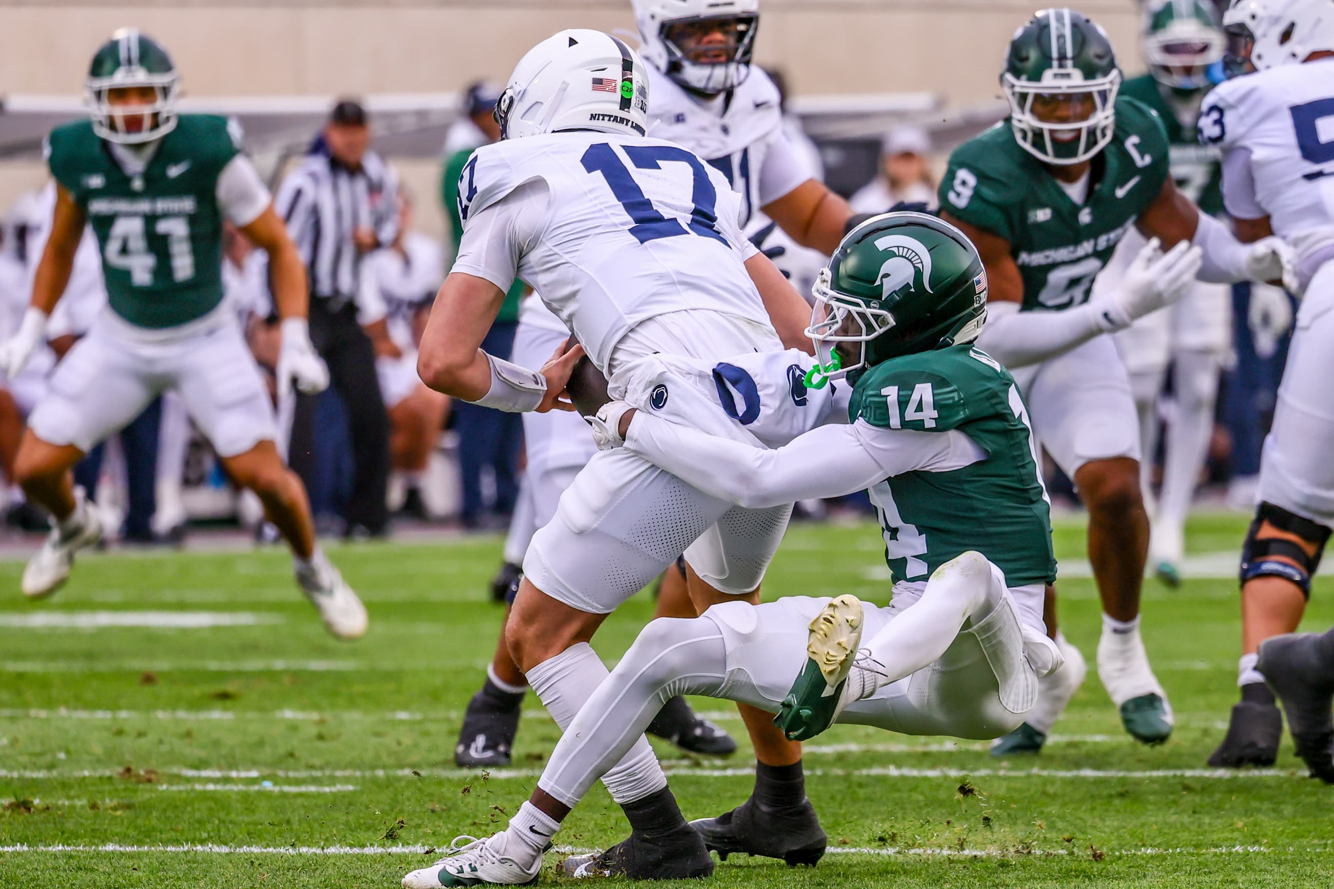 Michigan State drops another one, falling 28-10 to Penn State on Senior Day article image about Land Grant Trophy