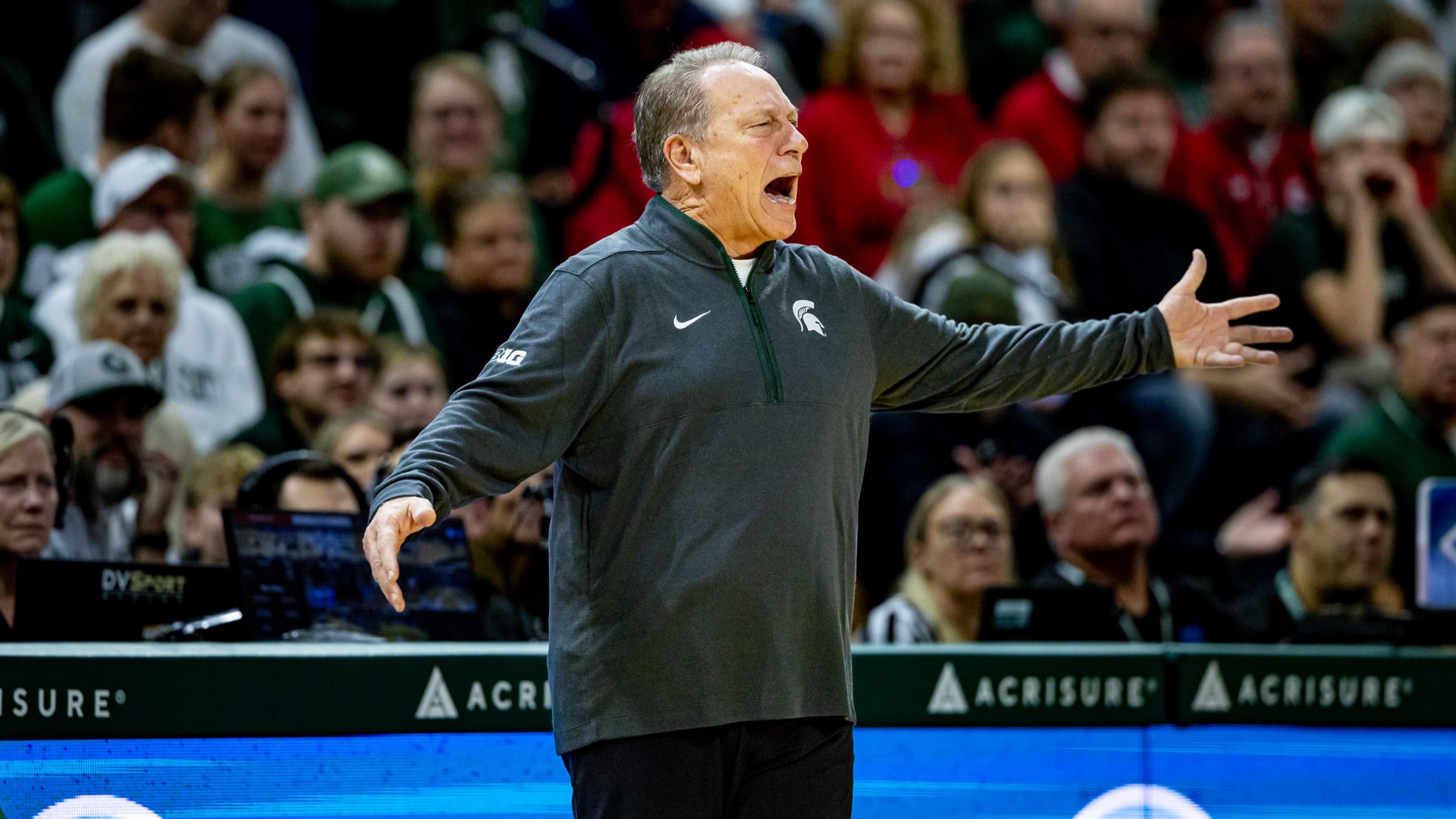 Despite giving up 97 points to Cornell, Tom Izzo believes that his team is ahead of schedule article image about Michigan State