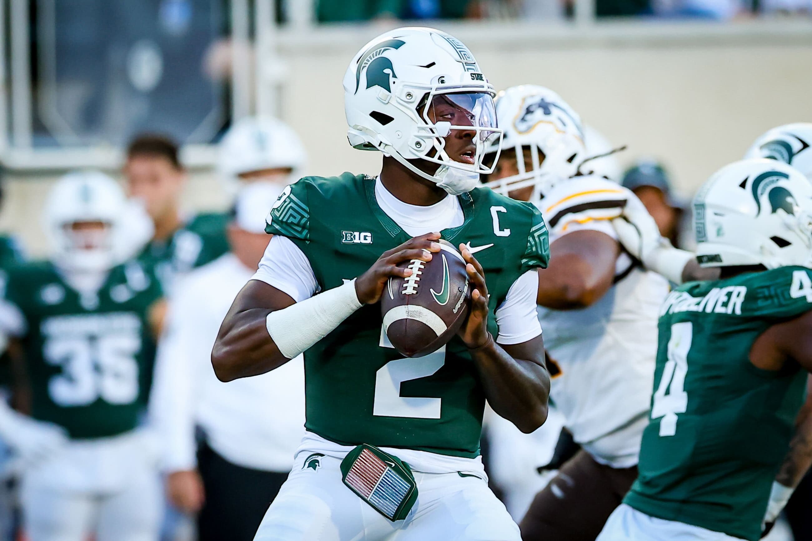 Michigan State QB Aidan Chiles feels more 'comfortable' in 2025, but knows there is still a lot to improve upon article image from Spartans Illustrated