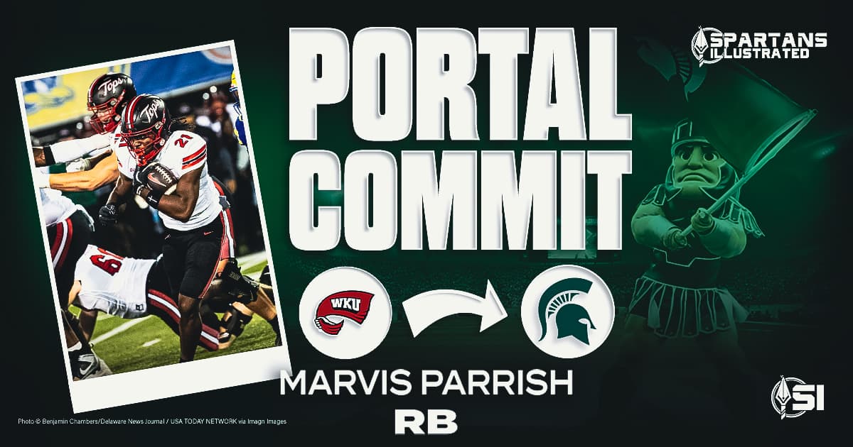 Michigan State receives commitment from Western Kentucky transfer RB Marvis Parrish article image about Devon Spalding