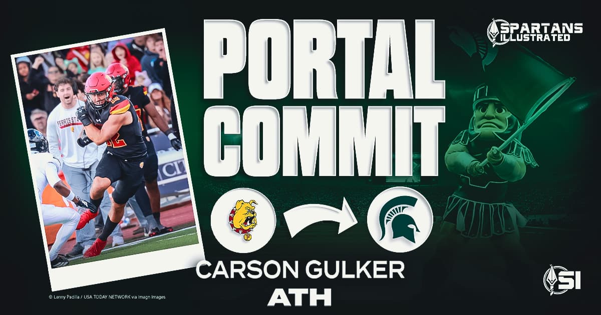 Michigan State lands in-state commitment from former Ferris State Bulldog Carson Gulker article image from Spartans Illustrated