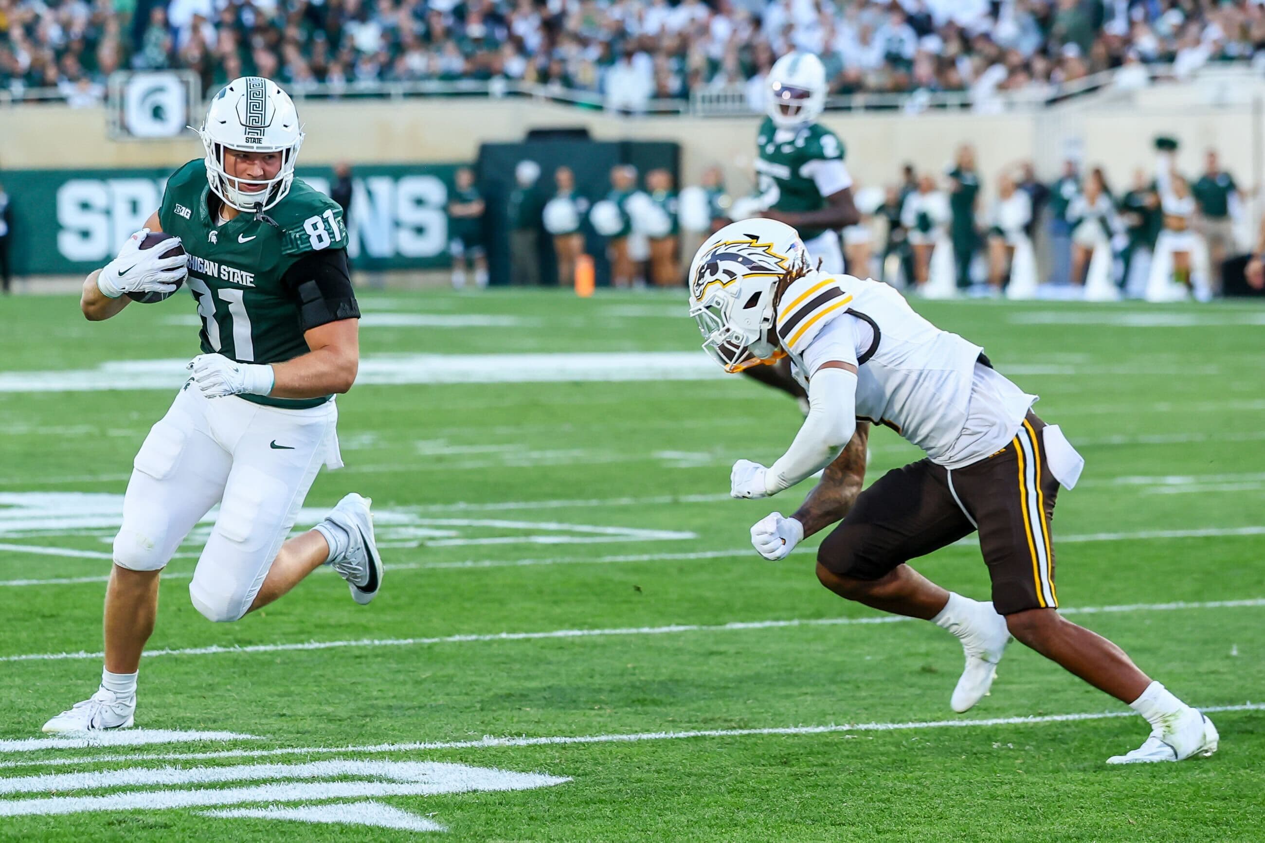 Michigan State's Michael Masunas talks redemption game against Boston College and the strength in the tight end room article image from Spartans Illustrated