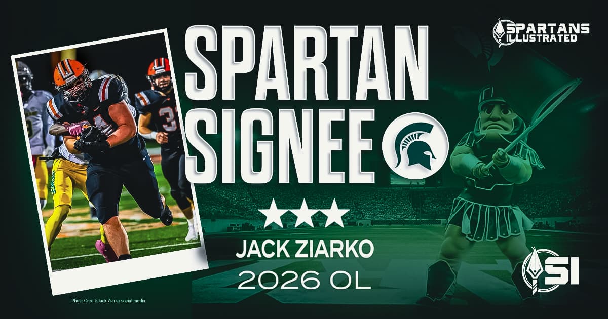 2026 three-star IOL/DL Jack Ziarko signs with Michigan State article image about 2026 recruiting