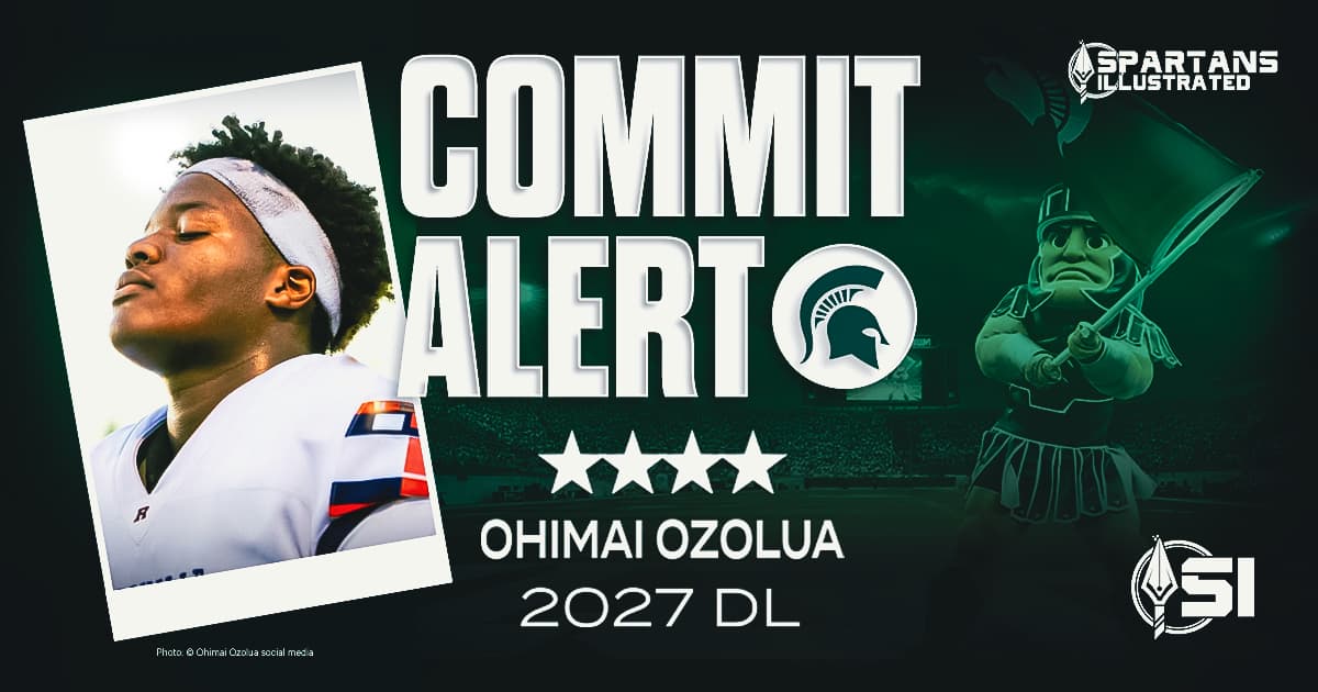 Michigan State gets commitment from coveted 2027 Chicago four-star DL Ohimai Ozolua