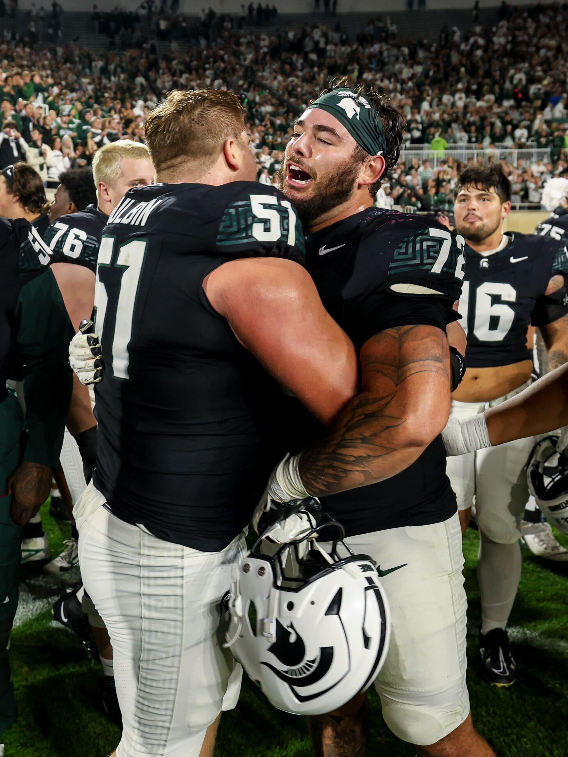 Michigan State OL Caleb Carter acclimating to FBS football after playing at the FCS level article image from Spartans Illustrated