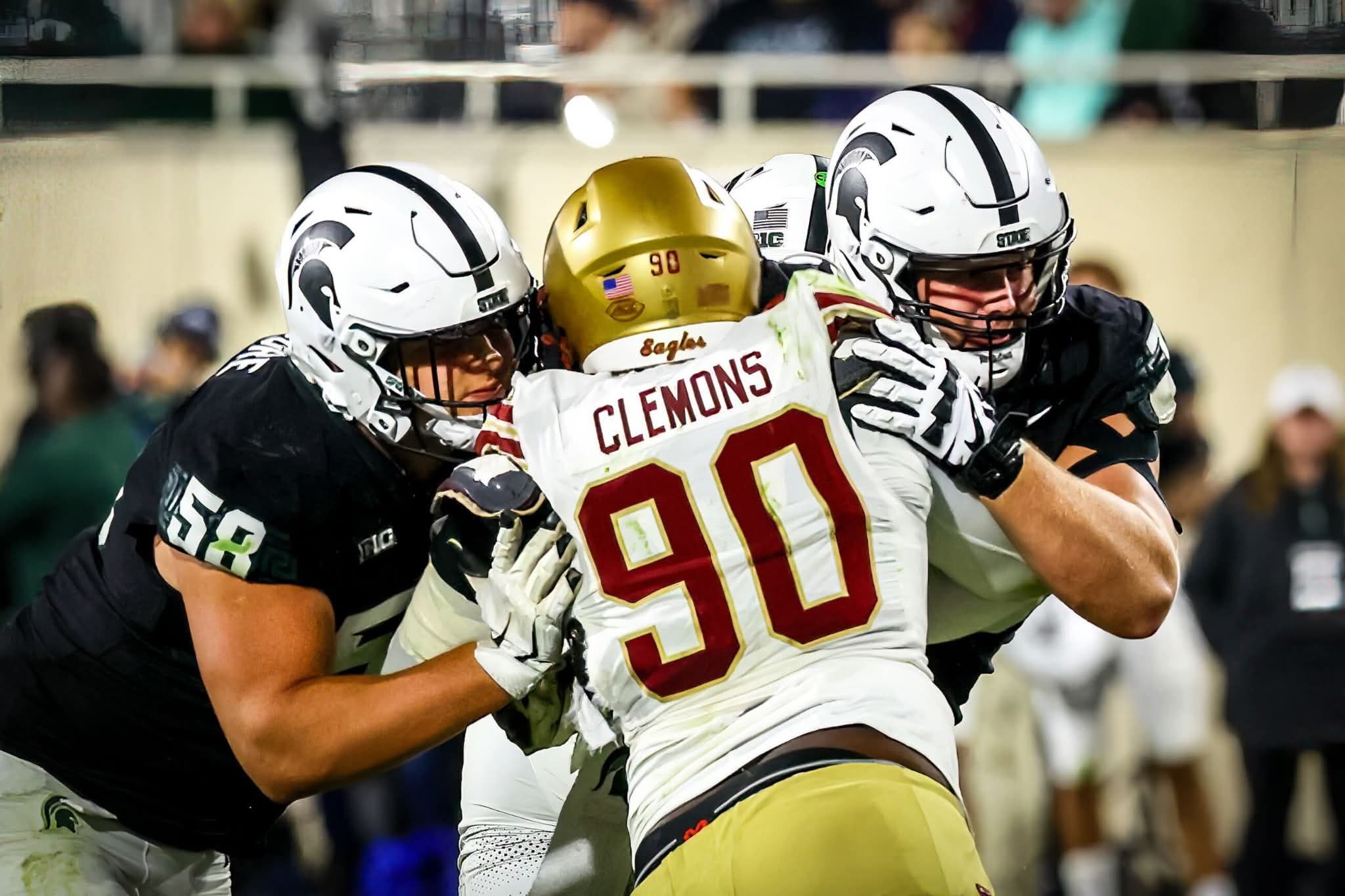 Michigan State's Conner Moore is building from both sides of the line article image from Spartans Illustrated
