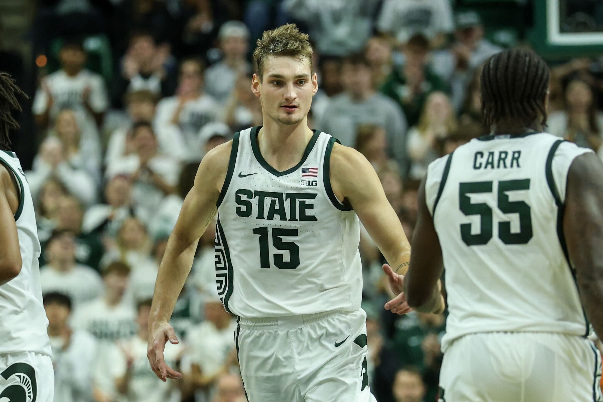 Carson Cooper steps into leadership role ahead of Arkansas showdown article image about Michigan State Basketball