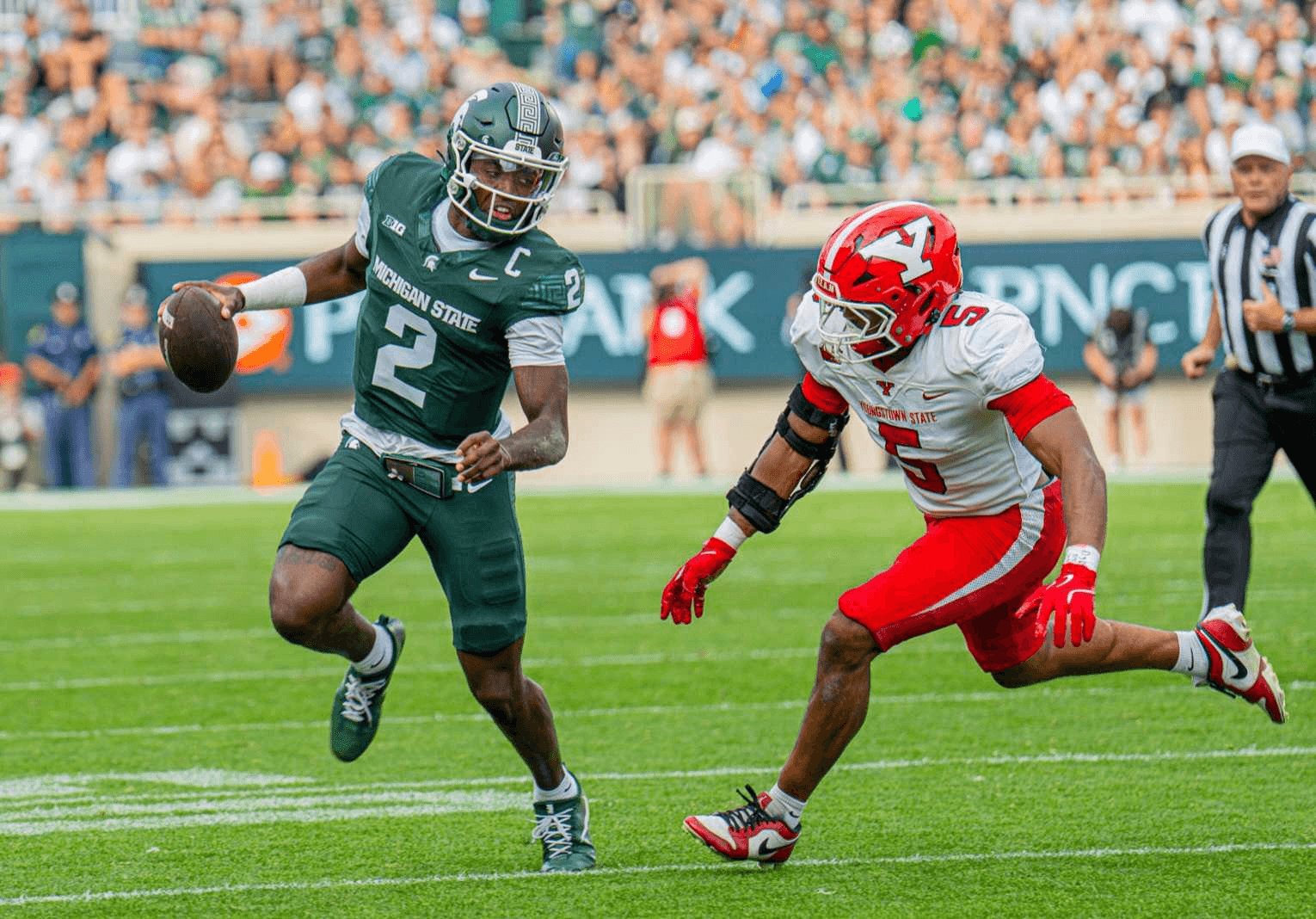 Coming Home: Aidan Chiles balancing focus and family in SoCal article image from Spartans Illustrated