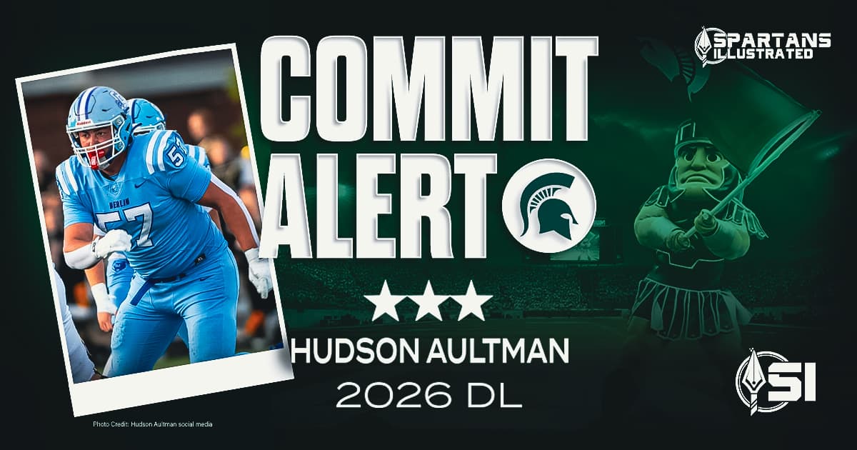Michigan State gets commitment from 2026 Ohio three-star DL Hudson Aultman article image about Jonathan Smith